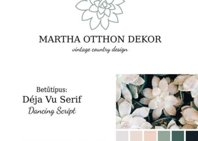 Martha-brand-board-2-low-quality-webre, Martha pecsét, Martha elsődleges logó, Martha kövirózsás, letisztult, natur szín, nőies logó kisvállalkozásoknak. Kozmetika, natur termékek, virágüzlet, illóolaj, parfume, holisztikus vállalkozás, terapeuta, coach, kézműves vállalkozás, lakberendező egyedivé teheti vele a vállalkozását.